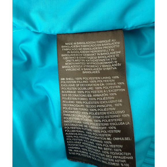 NORTH FACE | TNF 2000 PUFFER JACKET IN ACOUSTIC BLUE | size Medium - Picture 7 of 10